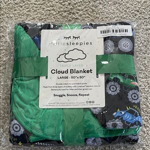 Little Sleepies Large Cloud Blanket